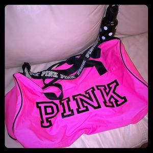 Victoria Secret PINK Duffle and water bottle